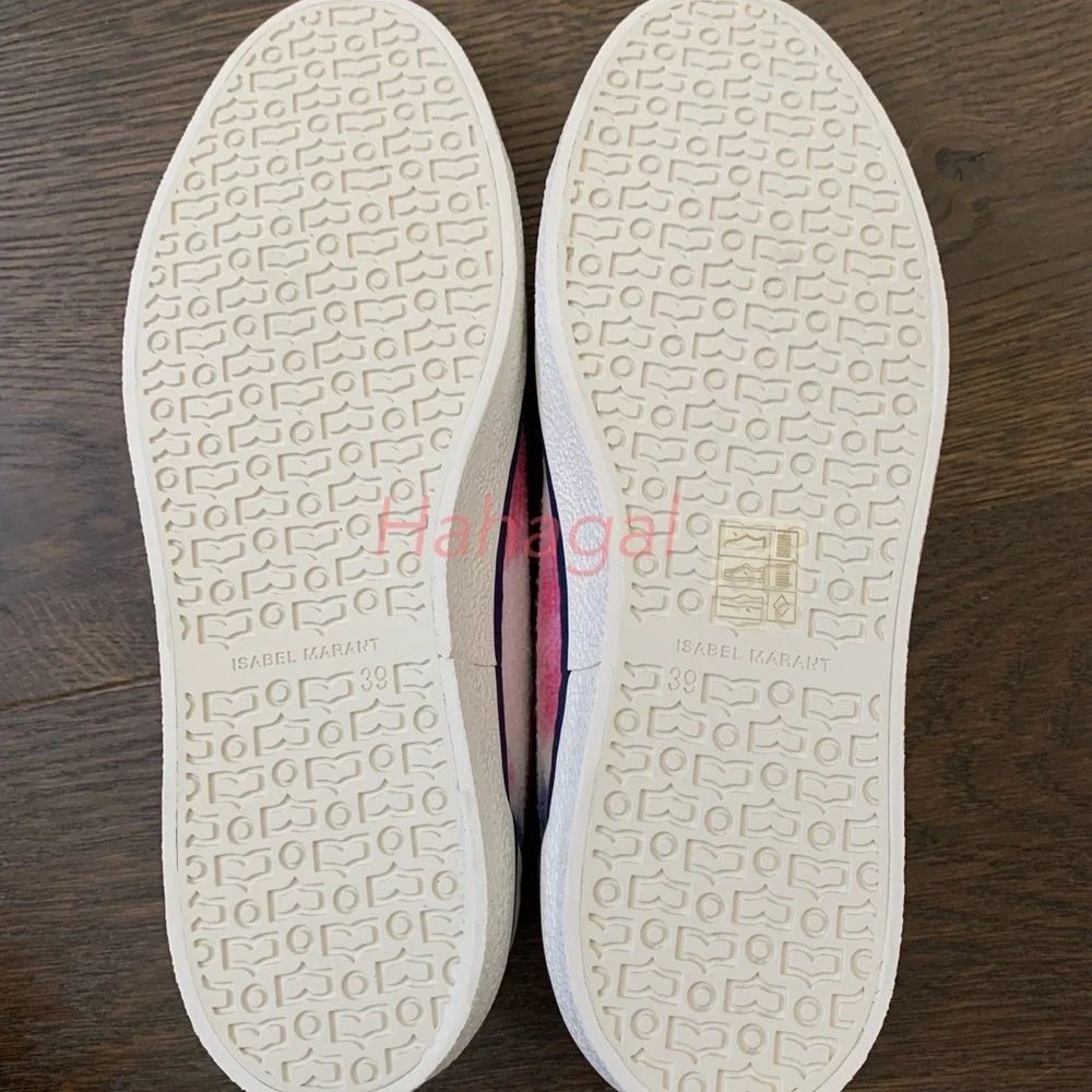 ISABEL MARANT Binkoo Ikat Canvas Sneakers - Picture 11 of 12